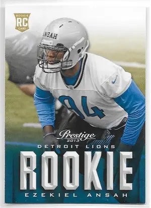2013 Prestige #239 Ezekiel Ansah RC