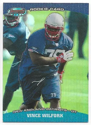2004 Bowman's Best #87 Vince Wilfork RC