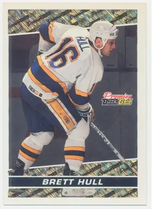 1993-94 O-PEE-CHEE PREMIER - BRETT HULL #22 BLACK GOLD PRIZES