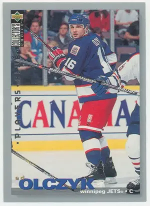 1995-96 COLLECTOR'S CHOICE - ED OLCZYK #106 PLAYER'S CLUB
