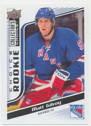 2009-10 COLLECTOR'S CHOICE - MATT GILROY #276 CHOICE ROOKIES