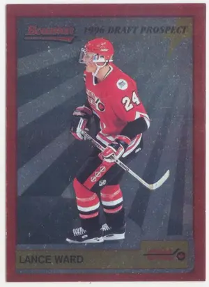 1995-96 BOWMAN - LANCE WARD #P37 DRAFT PROSPECTS