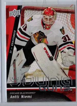 2009-10 UD Young Guns Antti Niemi