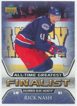 2005-06 UPPER DECK - RICK NASH #17 ALL-TIME GREATEST FINALIST