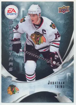2010-11 UPPER DECK - JONATHAN TOEWS #EA1 EA SPORTS SUPERSTARS