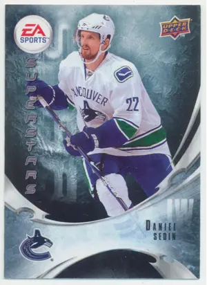 2010-11 UPPER DECK - DANIEL SEDIN #EA14 EA SPORTS SUPERSTARS