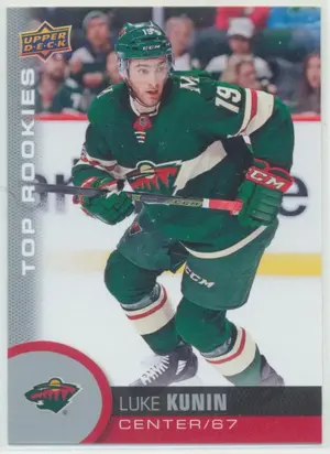 2017-18 UPPER DECK TOP ROOKIES - LUKE KUNIN #TR-8