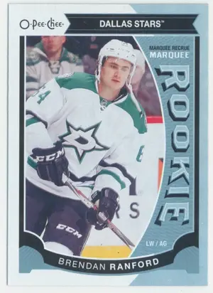 2015-16 O-PEE-CHEE - BRENDAN RANFORD #524 MARQUEE ROOKIE