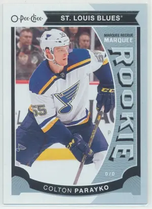 2015-16 UPPER DECK - COLTON PARAYKO #U18 MARQUEE ROOKIE O-PEE-CHEE UPDATE