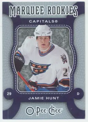 2007-08 O-PEE-CHEE - JAMIE HUNT #600 MARQUEE ROOKIE