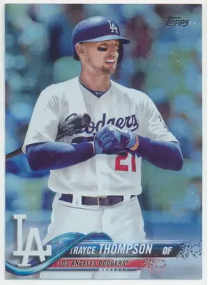 2019 Topps - Trayce Thompson #654 Rainbow Foil Parallel