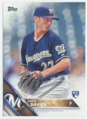 2016 Topps - Zach Davies #581 RC