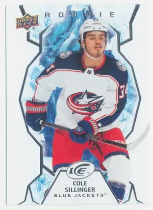 2021-22 UPPER DECK ICE - COLE SILLINGER #138 ROOKIE