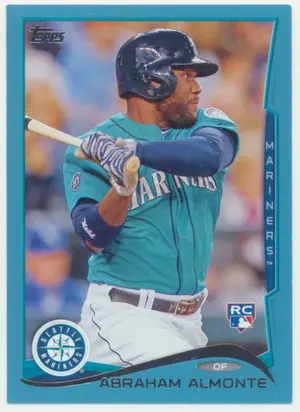2014 Topps - Abraham Almonte #256 Wal-Mart Blue Parallel