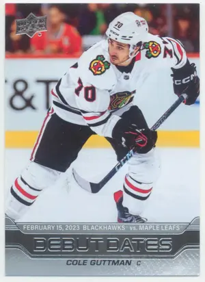 2023-24 UPPER DECK - COLE GUTTMAN #DD-22 DEBUT DATES