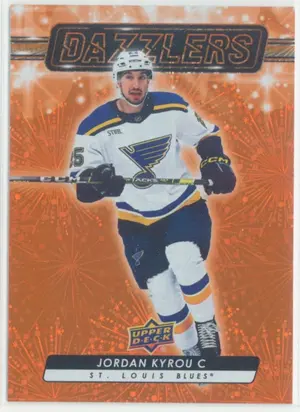 2023-24 UPPER DECK - JORDAN KYROU #DZ-52 DAZZLERS ORANGE