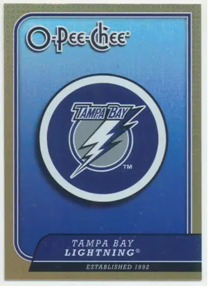 2008-09 O-PEE-CHEE - TAMPA BAY LIGHTNING #CL27 TEAM CHECKLIST