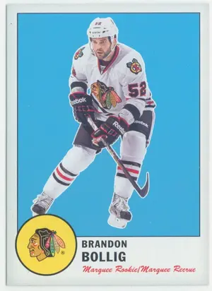 2012-13 O-PEE-CHEE - BRANDON BOLLIG #561 MARQUEE ROOKIE RETRO