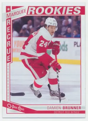 2013-14 O-PEE-CHEE - DAMIEN BRUNNER #590 MARQUEE ROOKIES