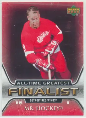 2005-06 Upper Deck Gordie Howe All-Time Greatest Finalist #21