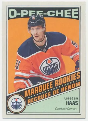 2019-20 O-PEE-CHEE - GAETAN HAAS #640 MARQUEE ROOKIES RETRO