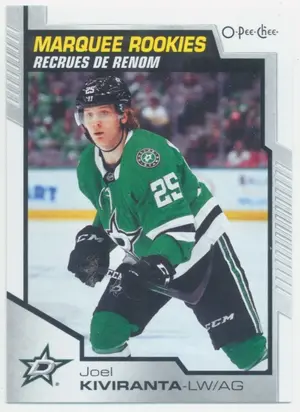 2020-21 O-PEE-CHEE - JOEL KIVIRANTA #612 MARQUEE ROOKIES