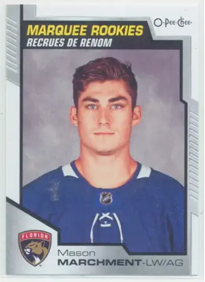 2020-21 O-PEE-CHEE - MASON MARCHMENT #628 MARQUEE ROOKIES