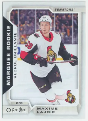 2018-19 O-PEE-CHEE - MAXIME LAJOIE #641 MARQUEE ROOKIE