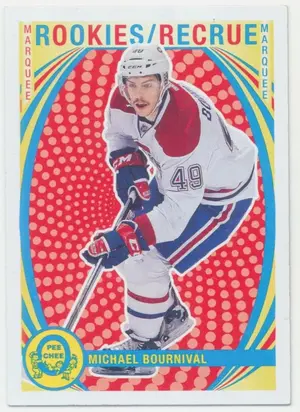 2013-14 O-PEE-CHEE - MICHAEL BOURNIVAL #628 MARQUEE ROOKIES RETRO