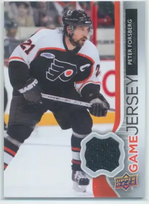 2014-15 UPPER DECK - PETER FORSBERG #GJ-PF GAME JERSEY