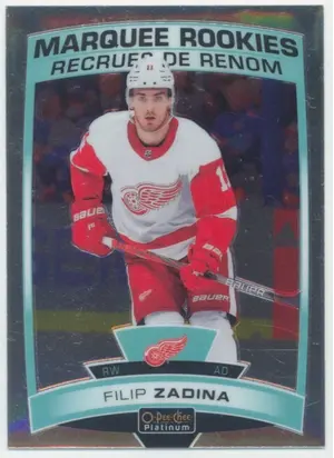 2019-20 O-PEE-CHEE PLATINUM - FILIP ZADINA #173 MARQUEE ROOKIES