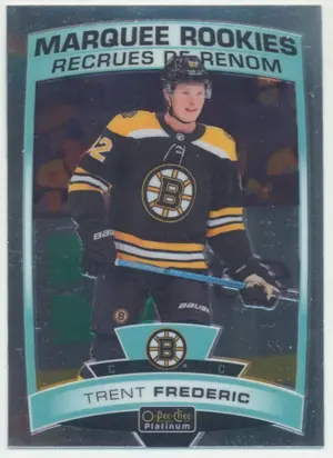 2019-20 O-PEE-CHEE PLATINUM - TRENT FREDERIC #191 MARQUEE ROOKIES