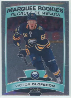 2019-20 O-PEE-CHEE PLATINUM - VICTOR OLOFSSON #194 MARQUEE ROOKIES