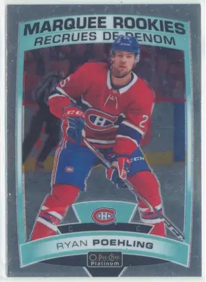 2019-20 O-PEE-CHEE PLATINUM - RYAN POEHLING #197 MARQUEE ROOKIES
