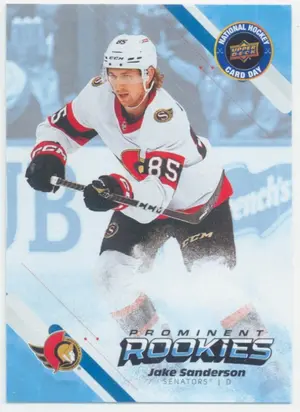2023 NATIONAL HOCKEY CARD DAY CANADA - JAKE SANDERSON #NHCD-5 PROMINENT ROOKIES