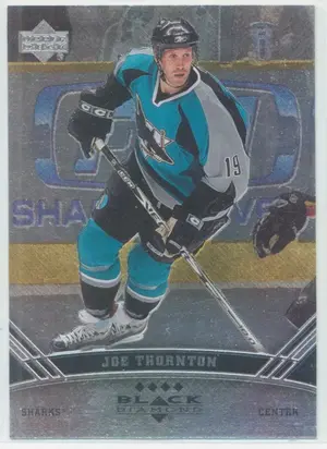 2006-07 BLACK DIAMOND - JOE THORNTON #166 QUAD DIAMOND