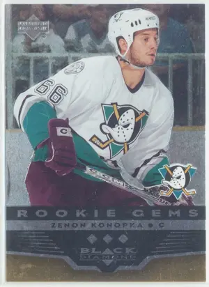 2005-06 BLACK DIAMOND - ZENON KONOPKA #212 ROOKIE GEMS