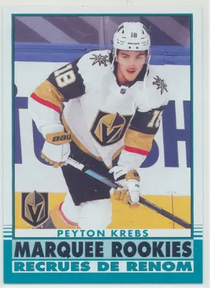 2020-21 O-PEE-CHEE - PEYTON KREBS #643 MARQUEE ROOKIES RETRO