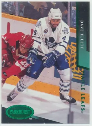 1993-94 PARKHURST - DAVE ELLETT #205 EMERALD ICE