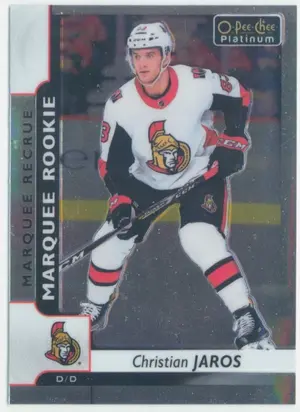 2017-18 O-PEE-CHEE PLATINUM - CHRISTIAN JAROS #169 MARQUEE ROOKIE