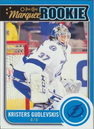 2014-15 O-PEE-CHEE - KRISTERS GUDLEVSKIS #523 MARQUEE ROOKIE