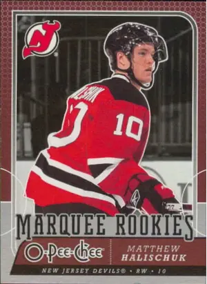 2008-09 O-PEE-CHEE - MATTHEW HALISCHUK #773 MARQUEE ROOKIES