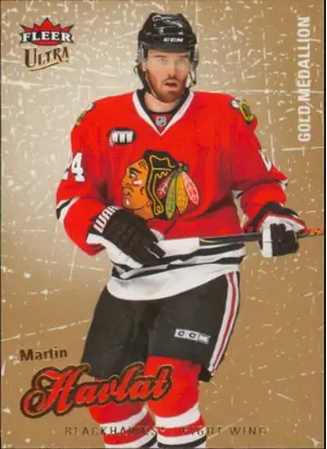 2008-09 FLEER ULTRA - MARTIN HAVLAT #122 GOLD MEDALLION