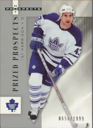 2005-06 HOT PROSPECTS - JAY HARRISON #176 PRIZED PROSPECTS 656/1999