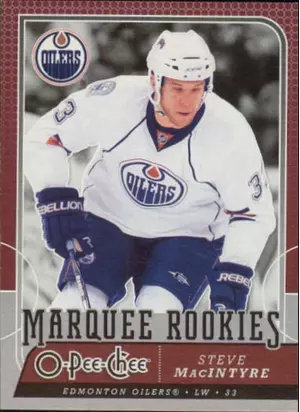 2008-09 O-PEE-CHEE - STEVE MacINTYRE #762 MARQUEE ROOKIES