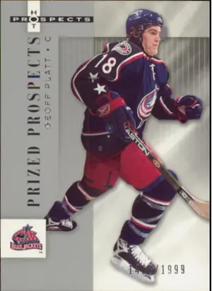 2005-06 HOT PROSPECTS - GEOFF PLATT #124 PRIZED PROSPECTS 1408/1999