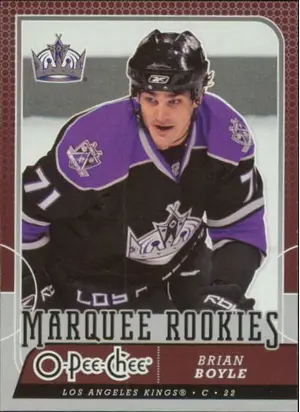 2008-09 O-PEE-CHEE - BRIAN BOYLE #525 MARQUEE ROOKIES