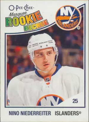 2010-11 O-PEE-CHEE - NINO NIEDERREITER #503 MARQUEE ROOKIE