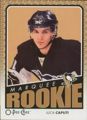 2009-10 O-PEE-CHEE - LUCA CAPUTI #523 MARQUEE ROOKIE