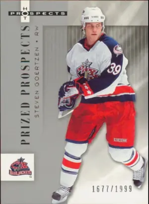 2005-06 HOT PROSPECTS - STEVEN GOERTZEN #121 PRIZED PROSPECTS 1677/1999